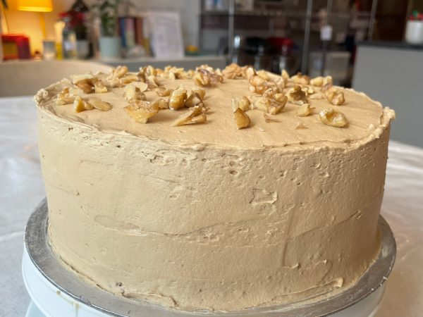 CJ's coffee and walnut cake