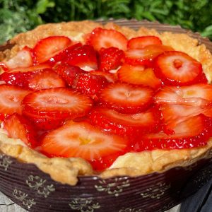 4 individual CJ's strawberry tarts